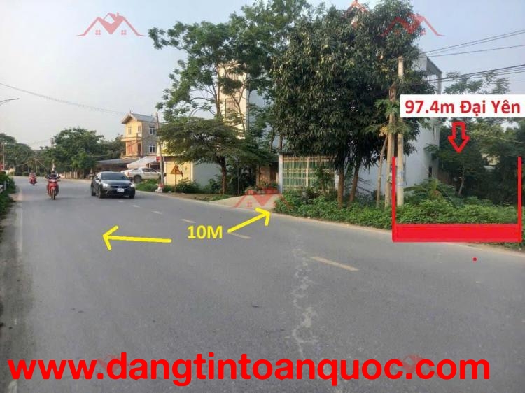 SIÊU PHẨM ĐÀU TƯ TRỤC CHÍNH KINH DOANH 4TY890TR ĐẠI YÊN-CHƯƠNG MỸ D/T:97,4M