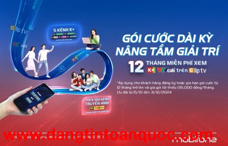 Ưu đãi cuối năm: MobiFone tung ưu đãi cho gói cước dài kỳ - Nâng tầm trải nghiệm