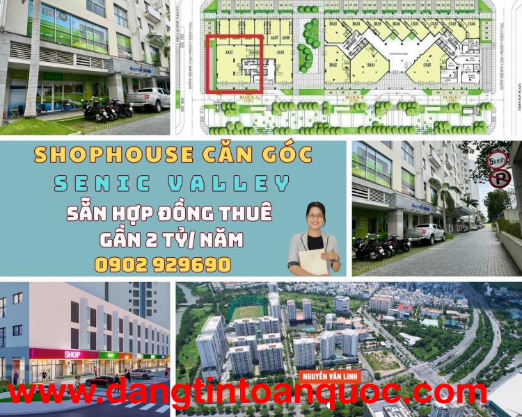 Shophouse có sẵn hợp đồng thuê đến năm 2028. Thu gần 2 tỷ/năm. Mua trực tiếp từ chủ đầu tư