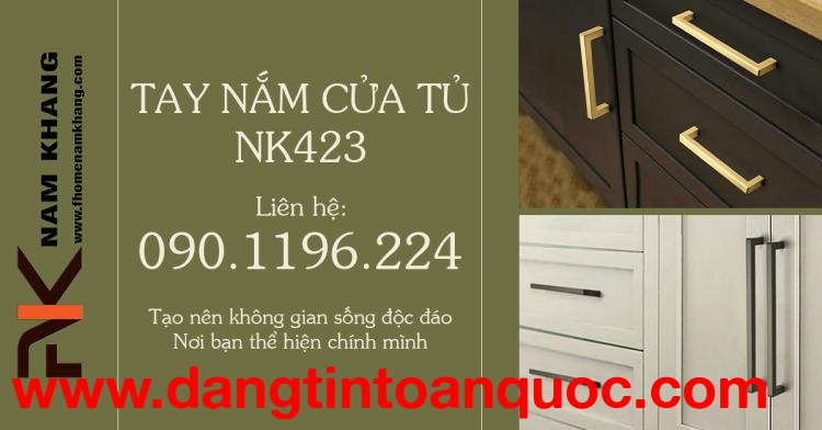 Tay Nắm Tủ Hiện Đại - Xu Hướng Nội Thất Tiên Phong 