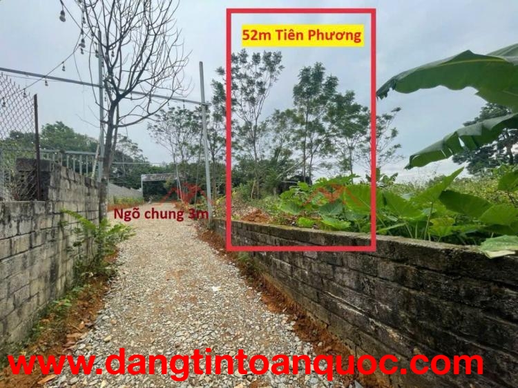 SIÊU PHẨM ĐẦU TƯ GIÁ CHỈ 1TY570TR ĐẤ TẠI TIÊN PHƯƠNG-CHƯƠNG MỸ D/T:52M