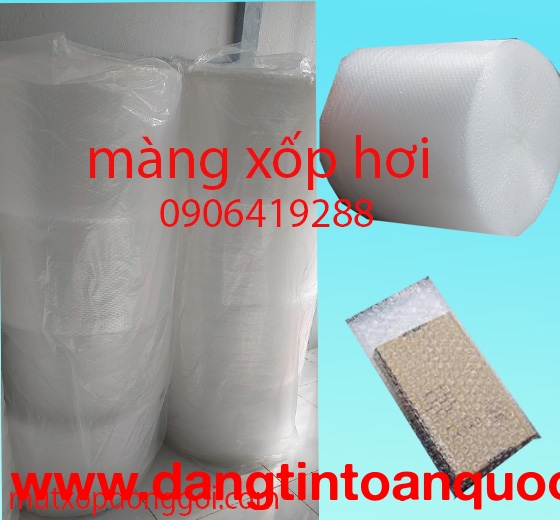 Xưởng sản xuất màng xốp bong bóng giá tốt tại Long An