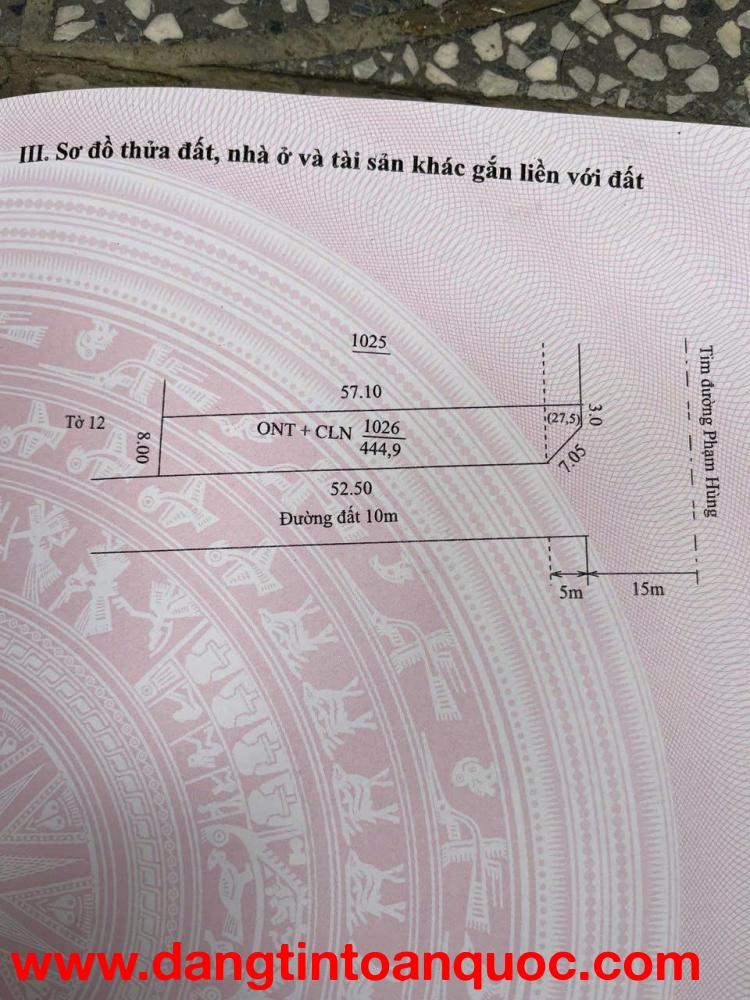 Chính Chủ Cần Bán Nhanh Đất Mặt Tiền Đường Phạm Hùng Tại Xã Long Thành Nam, TX Hòa Thành