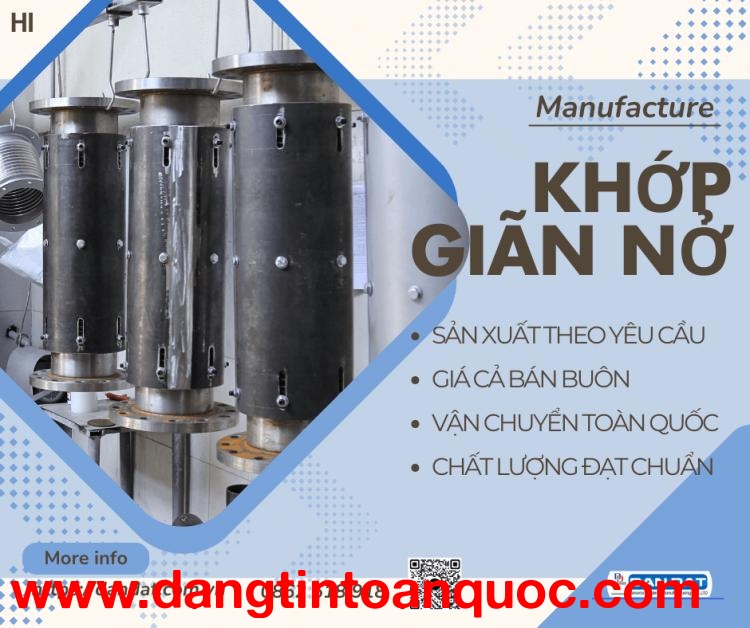 Khớp nối giãn nở nhiệt inox| Khớp nối mềm inox công nghiệp, Khớp nối mềm inox: Giải pháp tối ưu cho 