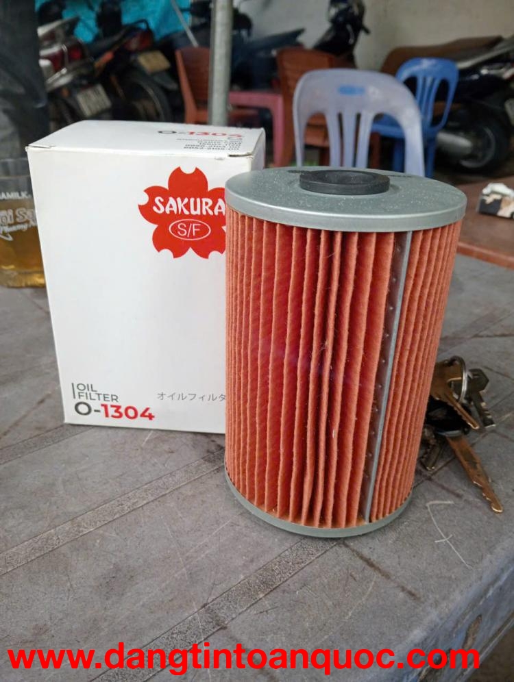 O-1304 lọc nhớt/ lọc dầu động cơ sakura