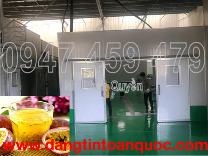 (0947 459 479) Lắp đặt kho lạnh trữ dịch chanh dây GIÁ TỐT, bảo hành 24 tháng