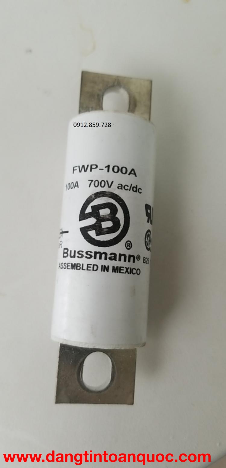 Cầu chì bussmann FWP-100A, xuất xứ mexico