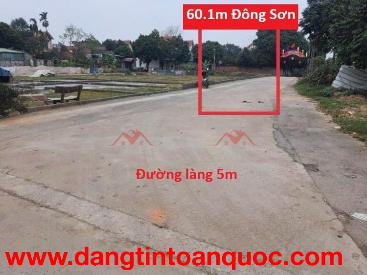 SIÊU PHẨM ĐẦU TƯ GIÁ 1TY770 ĐẤT TẠI ĐÔNG SƠN-CHƯƠNG MỸ D/T:60,1M