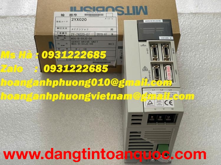 Servo MDS-B-SVJ2-06 mitsubishi 0.6kW - giao hàng toàn quốc 