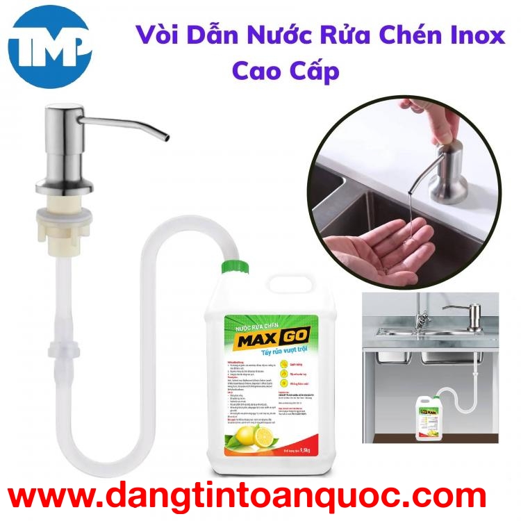 Nước rửa chén siêu tiết kiệm nay có thêm vòi xịt tiện lợi