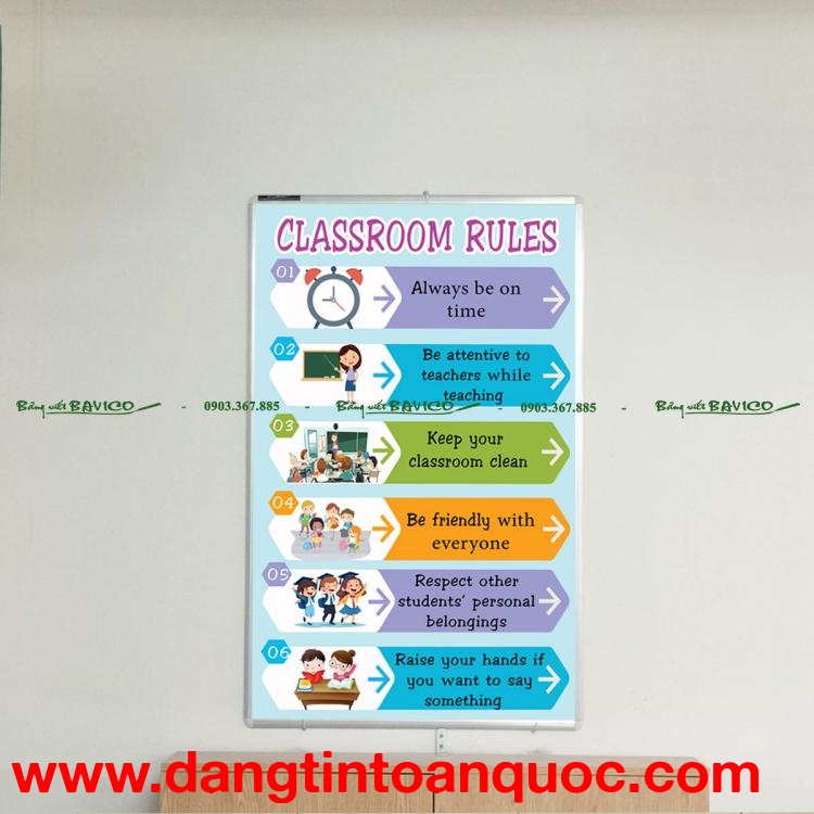 BẢNG CLASSROOM RULES