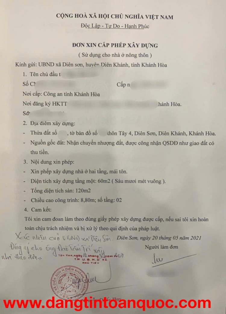 ???? ???? BÁN NHÀ 2 TẦNG ĐẸP CÓ SÂN ĐỖ ÔTÔ TRONG NHÀ, CHỈ HƠN 2 TỎI tại Diên Sơn NHA TRANG