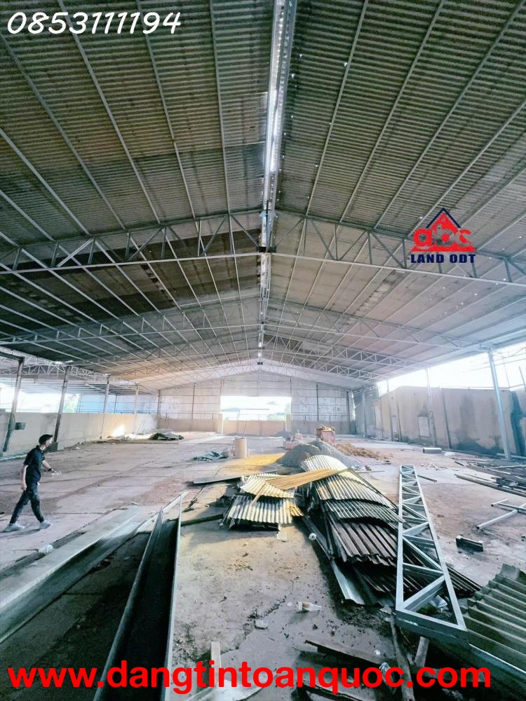 Cho thuê xưởng 4500m2. Phường Tân Hoà Tp.Biên Hòa -Giá 100tr/Tháng