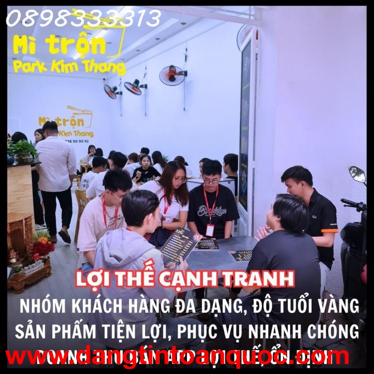 Sang quán, Nhượng Quyền Mì trộn Park Kim Thang Express - Gò Vấp, cơ hội kinh doanh trong tầm tay