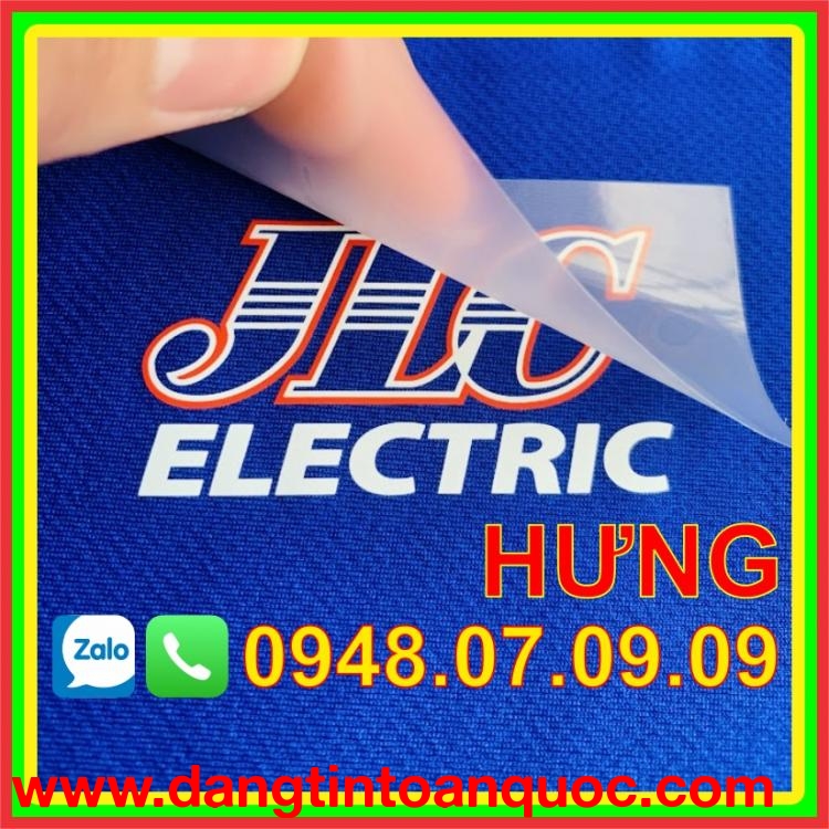 ⭐️ Nhãn ép nhiệt quần áo may mặc ➡️ Nhãn ép nhiệt HƯNG THANH ✅