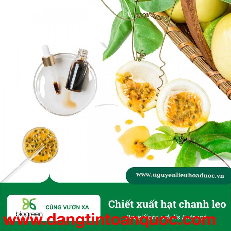 Chiết xuất hạt chanh leo - Bí quyết cho làn da sáng mịn