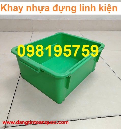 Thùng nhựa đặc A3 đựng phụ tùng, linh kiện trong các nhà xưởng