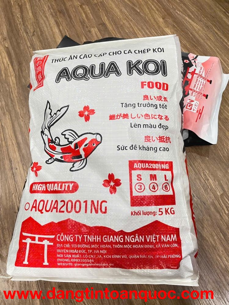 Aqua Koi 10kg: Lựa chọn đáng tin cậy cho người nuôi cá Koi chuyên nghiệp, mang đến chất lượng vượt t