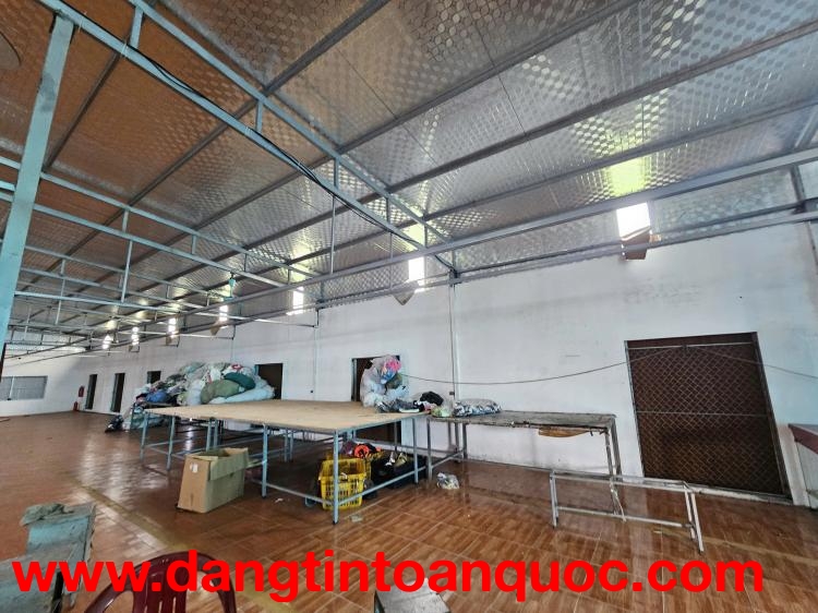 CHO THUÊ XƯỞNG Ở ĐỒNG BẰNG, AN LỄ DT 800m2, MT 40m, GIÁ THUÊ 20 TRIỆU/THÁNG