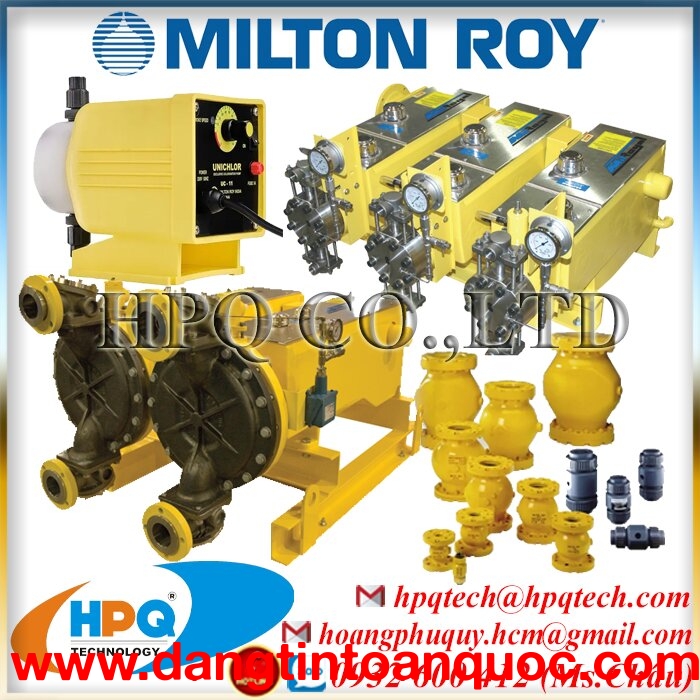 Bơm hóa chất lỏng Milton Roy - 0932-600412