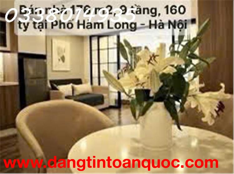 Bán nhà mặt phố Hàm Long, Quận Hoàn Kiếm, Hà Nội, Diện tích 176 m2, xây  9 tầng, sổ đỏ chính chủ. Gi