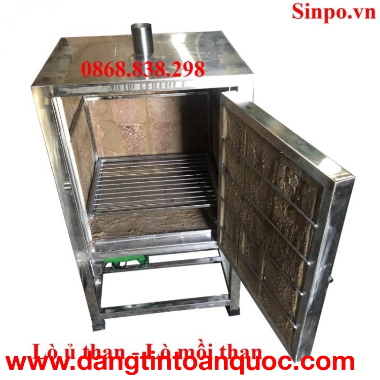 Lò ủ than hoa BBQ, Lò mồi than inox cho quán nướng