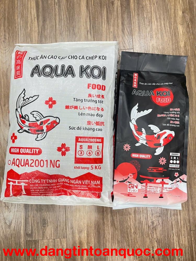 Aqua Koi – Thức ăn chất lượng cao, hỗ trợ cá Koi phát triển toàn diện, tăng trưởng nhanh chóng và lu