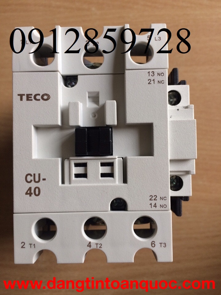 Contactor TECO CU-40, xuất xứ Đài Loan