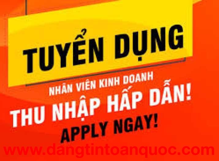 TUYỂN DỤNG NHÂN VIÊN KINH DOANH