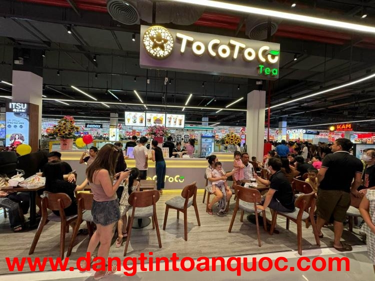 Sang nhượng quán trà sữa Tocotoco tại Go! Hà Nam