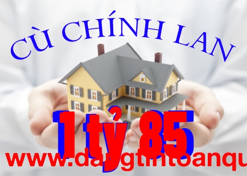 BÁN ĐẤT 63M2  CÙ CHÍNH LAN TẶNG DÃY TRỌ