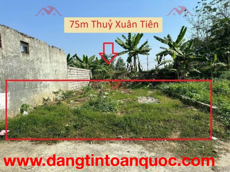 BÁN LÔ ĐẤT 75M GIÁ ĐẦU TƯ CHỈ 1TY660 ĐẤT TẠI THỦY XUÂN TIÊN-CHƯƠNG MỸ D/T:75M