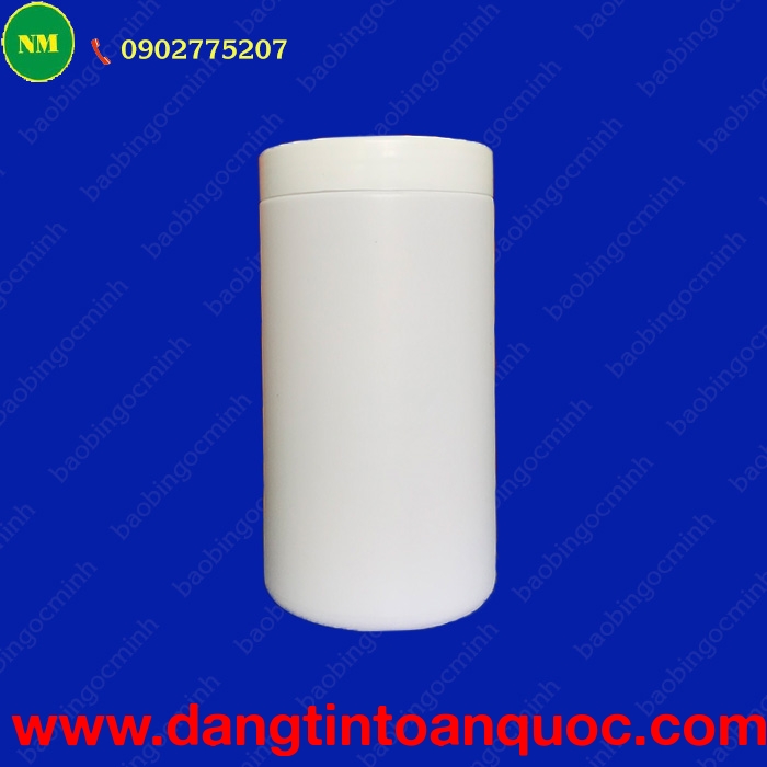 Hủ nhựa HDPE 500gr dùng để dựng bột đậu nành