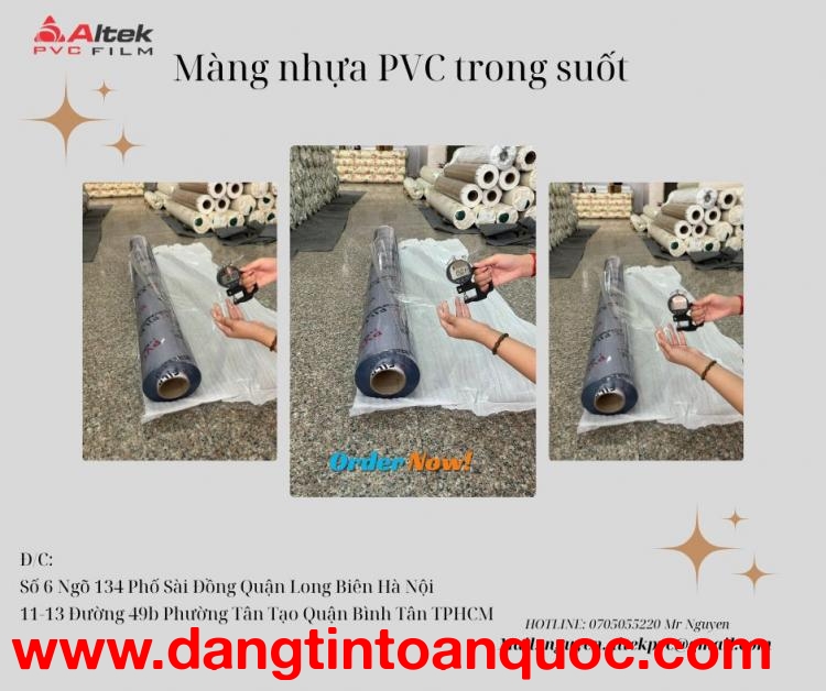 Rèm nhựa PVC trong suốt HCM bán sỉ lẻ giá tốt