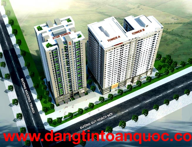 Bán gấp CC tầng 19, DT 90 m2 – 3PN Tòa A Star tower, 283 Khương Trung, Thanh Xuân, 5,85 tỷ.