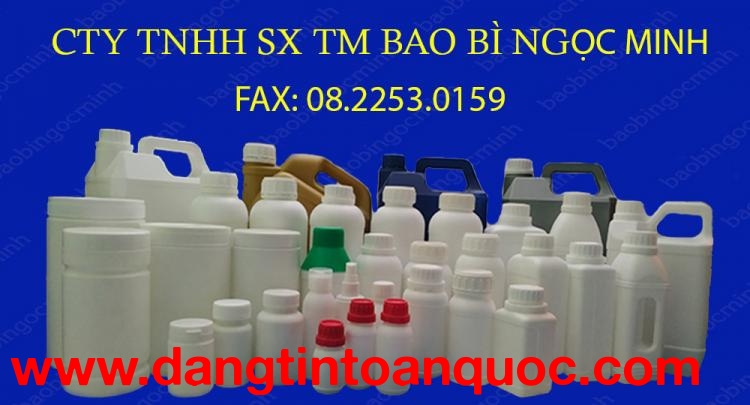 Nhà sản xuất chai nhựa, can nhựa, bình xịt phun sương số lượng lớn tại TP HCM