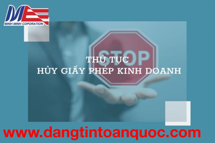 Hủy giấy phép kinh doanh online: Thủ tục nhanh gọn