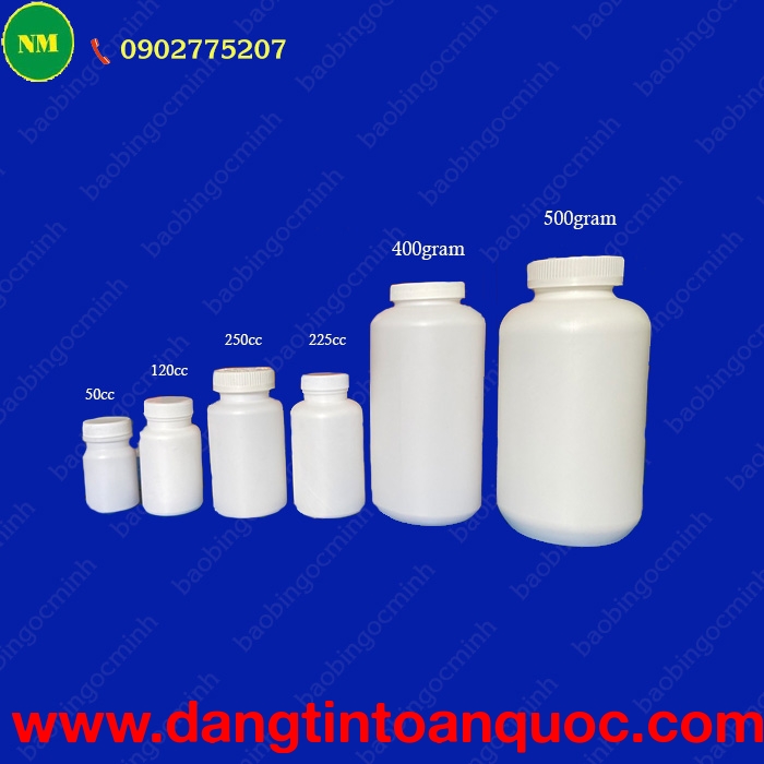 Bán lọ nhựa HDPE số lượng lớn cho mọi nhu cầu về bao bì