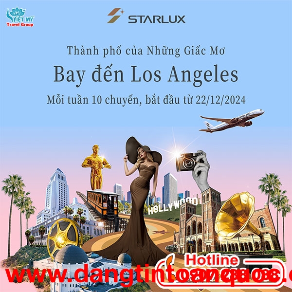 STARLUX Airlines tăng tần suất bay giữa Đài Bắc - Los Angeles