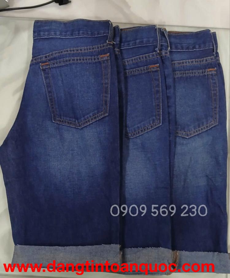 Bán sỉ lô quần ngố Jeans unisex xuất xịn giá 4x