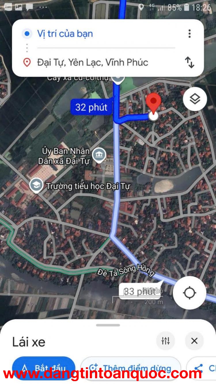 ĐẤT ĐẸP - GIÁ TỐT - Vị Trí Đắc Địa Tại Thôn Đại Tự 4, Xã Đại Tự, Huyện Yên Lạc, Tỉnh Vĩnh Phúc