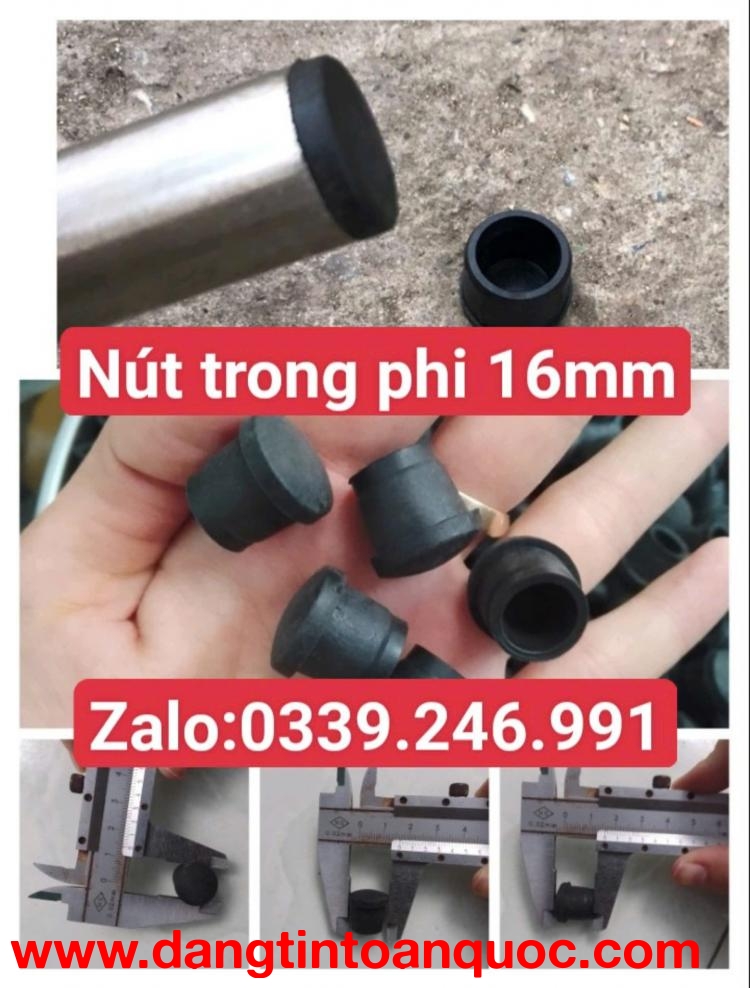 Mua sỉ đầu bịt ống, chân tăng chỉnh chiều cao ống phi 16mm ở đâu giá tốt