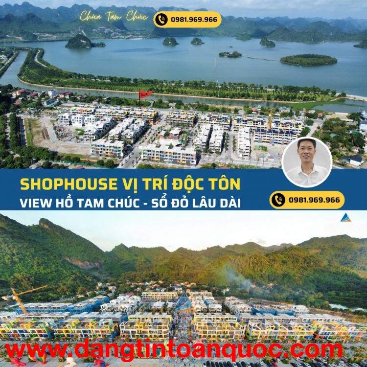 Mở bán biệt thự, shophouse Flamingo Golden Hill Hà Nam cạnh khu du lịch Tam Chúc, nơi đón hàng triệu