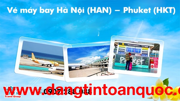 Vé máy bay Hà Nội (HAN) - Phuket (HKT)