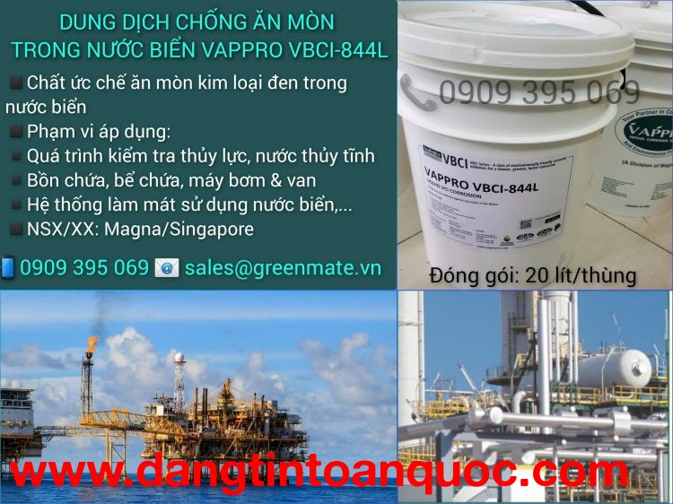 Dung dịch chống ăn mòn trong nước biển Vappro VBCI-844L