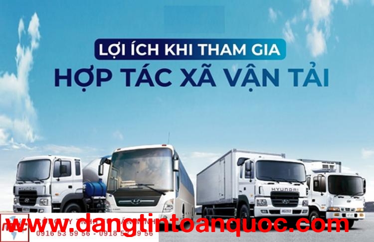 Hướng dẫn thành lập hợp tác xã vận tải