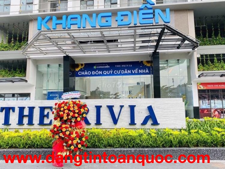 CHO THUÊ CĂN HỘ CC PRIVIA KHANG ĐIỀN 63.23M2, 2PN, 2WC MỚI 100%, P.AN LẠC, Q.BÌNH TÂN