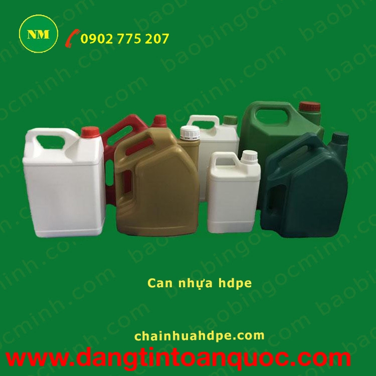 Can nhựa hdpe an toàn, tiện lợi