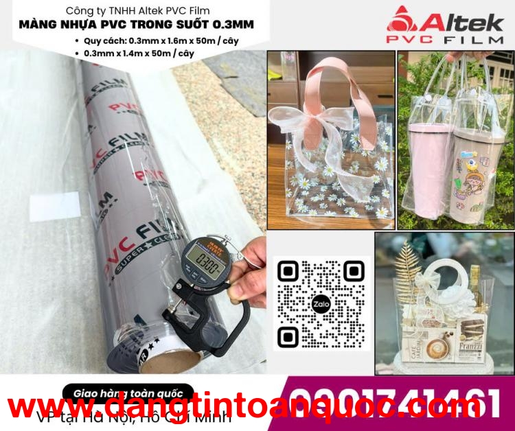 Phân phối màng nhựa pvc nhiều màu Hà Nội, Hồ Chí Minh, Đà Nẵng