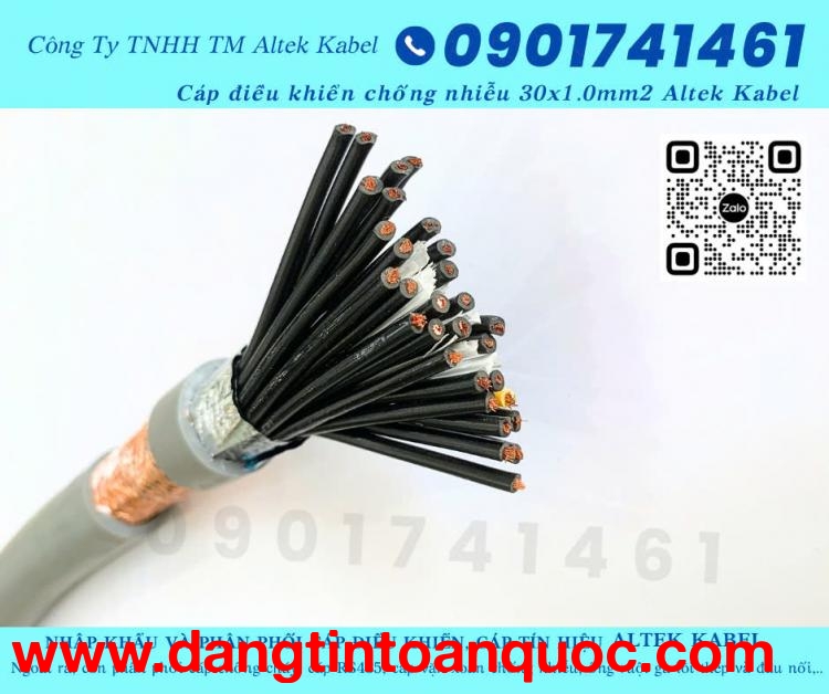 Cáp điều khiển chống nhiễu 30x1.0 Bắc Giang, Hưng Yên, Bắc Ninh